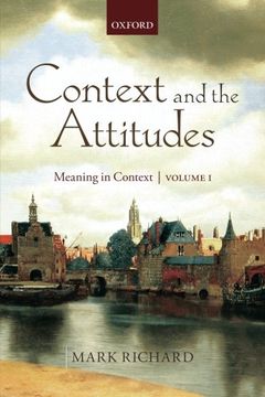 portada Context and the Attitudes: Meaning in Context, Volume 1 (en Inglés)