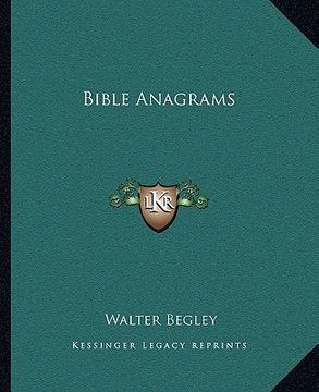portada bible anagrams (en Inglés)