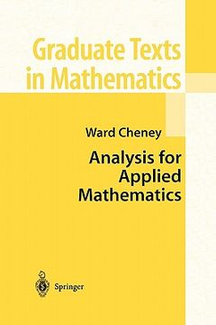 portada analysis for applied mathematics (en Inglés)