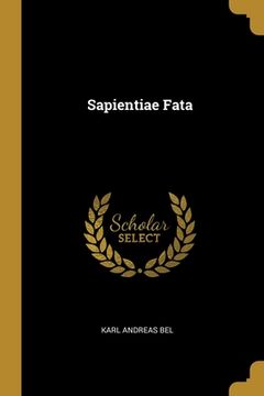 portada Sapientiae Fata