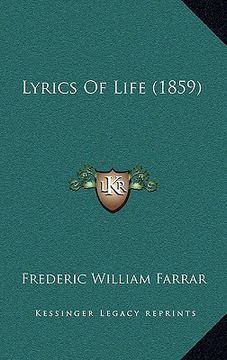 portada lyrics of life (1859) (in English)