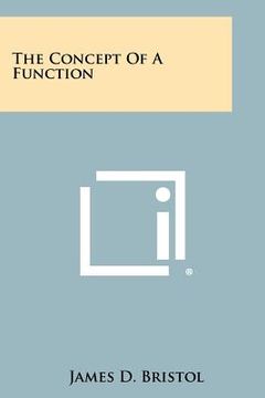 portada the concept of a function (en Inglés)