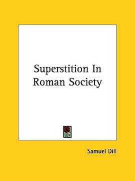 portada superstition in roman society (en Inglés)