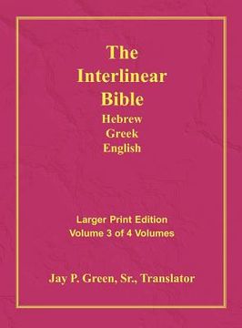 portada interlinear hebrew greek english bible-pr-fl/oe/kjv large print volume 3 (in English)
