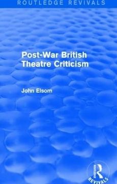 portada Post-War British Theatre Criticism (Routledge Revivals) (in English)
