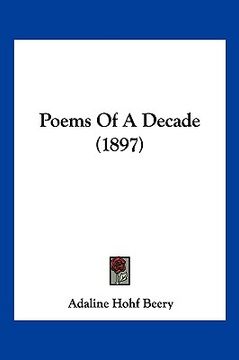 portada poems of a decade (1897) (en Inglés)