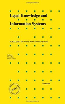 portada LEGAL KNOWLEDGE AND INFORMATION SYSTEMS (Frontiers in Artificial Intelligence and Applications)
