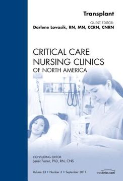 portada Transplant, an Issue of Critical Care Nursing Clinics: Volume 23-3 (en Inglés)
