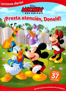 portada Lecciones Diarias Mickey ¡Presta Atención, Donald!