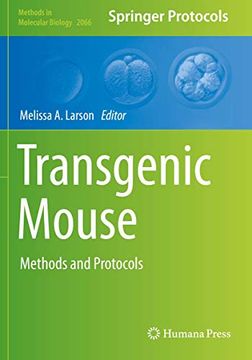 portada Transgenic Mouse: Methods and Protocols (en Inglés)