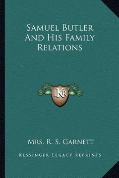 portada samuel butler and his family relations (en Inglés)