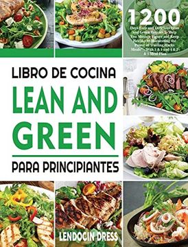 portada Libro de Cocina Lean and Green Para Principiantes