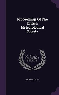 portada Proceedings Of The British Meteorological Society (en Inglés)