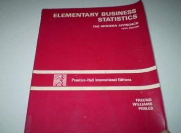 portada Elementary Business Statistics (en Inglés)