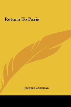 portada return to paris (en Inglés)