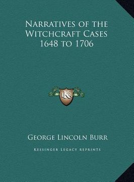 portada narratives of the witchcraft cases 1648 to 1706 (en Inglés)