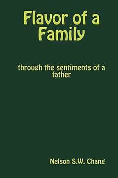 portada flavor of a family, through the sentiments of a father (en Inglés)