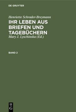 portada Mary j. Lyschinska: Henriette Schrader-Breymann. Band 2 (en Alemán)