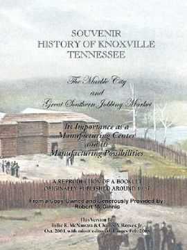 portada souvenir history of knoxville tennessee - 1907 (in English)