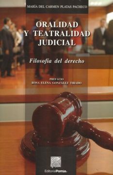 portada Oralidad Y Teatralidad Judicial Filosofia Del Derecho
