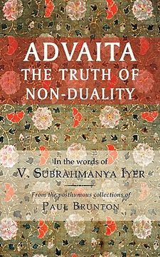 portada advaita: the truth of non-duality (en Inglés)