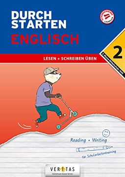 portada Durchstarten 2. Klasse - Englisch Mittelschule/Ahs - Lesen und Schreiben: Übungsbuch mit Lösungen (en Alemán)