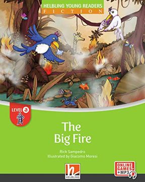 portada The big Fire. Level a. Helbling Young Readers. Fiction Registrazione in Inglese Britannico. Con E-Zone Kids. Con Espansione Online 