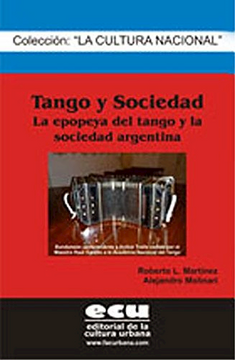 portada Tango y Sociedad la Epopeya D/Tango (in Spanish)