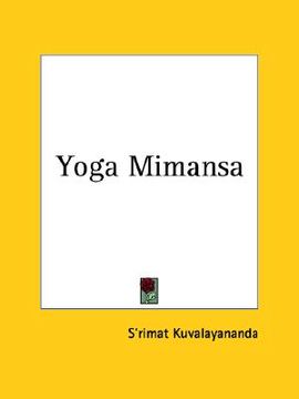 portada yoga mimansa (en Inglés)