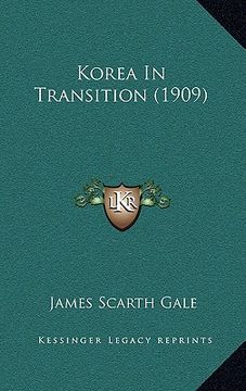 portada korea in transition (1909) (en Inglés)