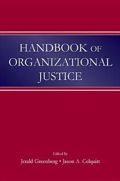 portada Handbook of Organizational Justice 