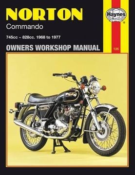 portada Norton Commando Owners Workshop Manual: 745Cc, 828Cc, Thru 68-77 (Haynes Repair Manuals) (en Inglés)