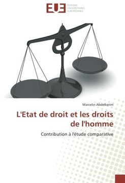 portada L'Etat de droit et les droits de l'homme: Contribution à l'étude comparative (French Edition)