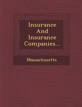 portada Insurance and Insurance Companies... (en Inglés)