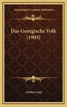 portada Das Georgische Volk (1903) (in German)