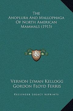 portada the anoplura and mallophaga of north american mammals (1915) (en Inglés)