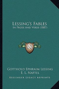 portada lessing's fables: in prose and verse (1887)