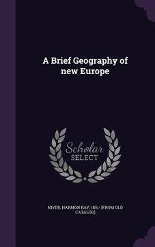 portada A Brief Geography of new Europe (in English)