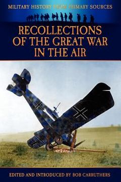 portada recollections of the great war in the air