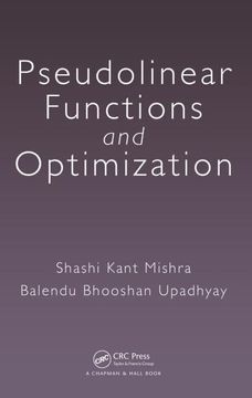portada Pseudolinear Functions and Optimization (en Inglés)
