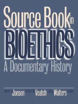 portada source book in bioethics (en Inglés)