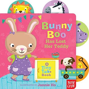 portada Bunny boo has Lost her Teddy: A Tiny tab Book (en Inglés)