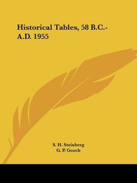 portada historical tables, 58 b.c.- a.d. 1955 (in English)