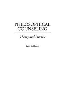 portada Philosophical Counseling: Theory and Practice (in English)