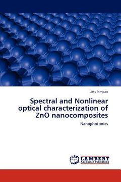 portada spectral and nonlinear optical characterization of zno nanocomposites (en Inglés)