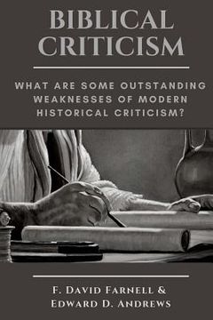 portada Biblical Criticism: What are Some Outstanding Weaknesses of Modern Historical Criticism? (en Inglés)