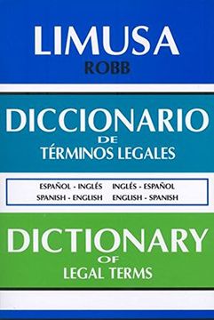 portada Diccionario de Terminos Legales/ Dictionary of Legal Terms,Spanish-English and English-Spanish (en Inglés)
