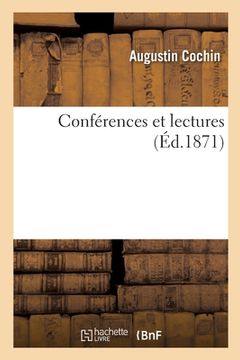 portada Conférences Et Lectures (en Francés)