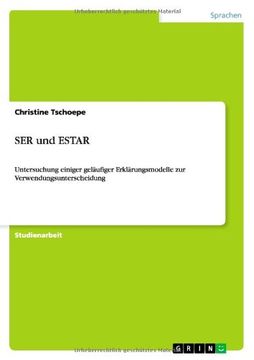 portada SER und ESTAR (German Edition)