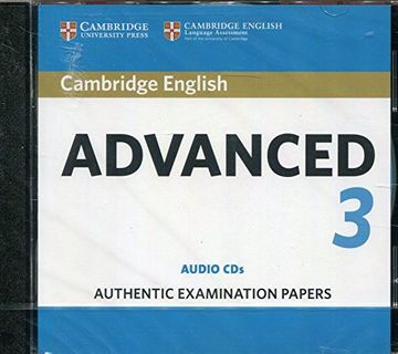 portada Cambridge English Advanced 3 Audio cds (Cae Practice Tests) () (in English)